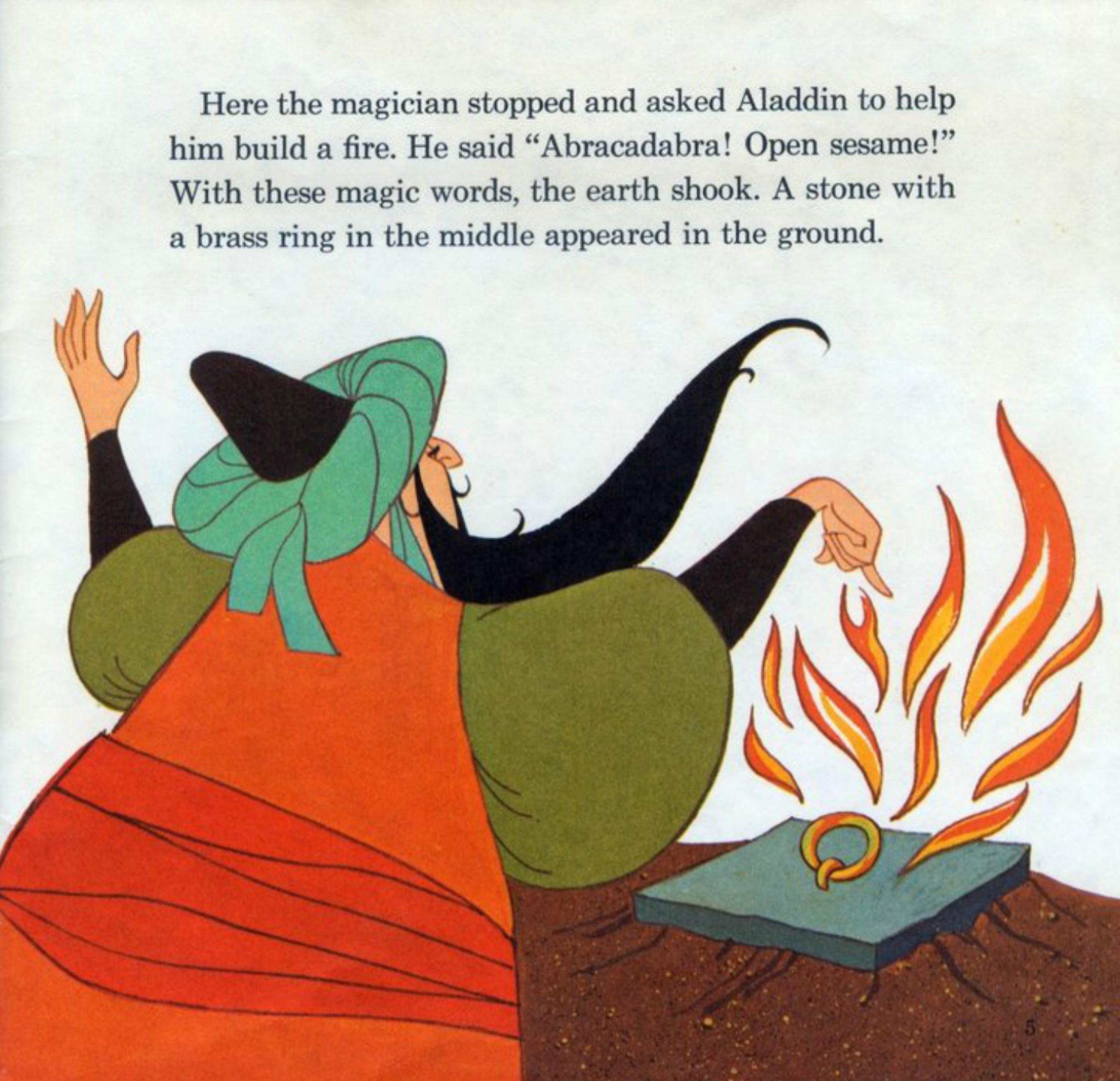 Aladdin and His Lamp (07),绘本,绘本故事,绘本阅读,故事书,童书,图画书,课外阅读